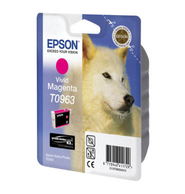 Druckerpatrone T0963 lebhaftes magenta 11,4ml Druckerpatrone T0963 lebhaftes magenta 11,4ml