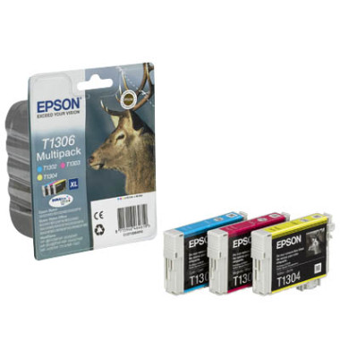 Druckerpatrone T1306 c/m/y 10,1ml,3er Pack Druckerpatrone T1306 c/m/y 10,1ml,3er Pack
