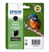 Druckerpatrone T1591 C13T15914010 (kompatibel zu Epson T1591), fotoschwarz, ca. 9100 Seiten