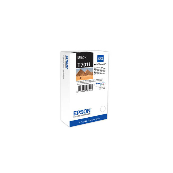 8715946487090 - Tintenkartusche WorkForce Pro WP4000 4500 series C13T70114010 black 340 (C13T70114010) - Epson