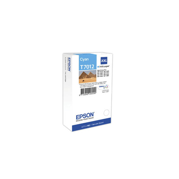 8715946490090 - Tintenkartusche WorkForce Pro WP4000 4500 series C13T70124010 cyan 3400 (C13T70124010) - Epson