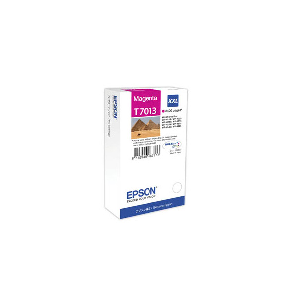 8715946487113 - Tintenkartusche WorkForce Pro WP4000 4500 series C13T70134010 magenta 3 (C13T70134010) - Epson