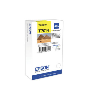 Druckerpatrone T7014 C13T70144010 (T7014), gelb, ca. 3400 Seiten