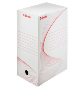 Archivbox 128602, A4, wei&szlig;, Recycling-Wellpappe