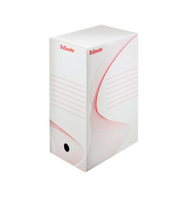 Archivbox weiß 15 x 25 x 35 cm DIN A4