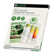 Laminierfolien iLAM 16918, A4, 216x303mm, glänzend, mit Abheftlochung