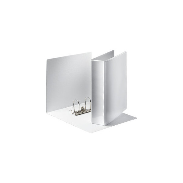 5902812191752 - Präsentationsringbuch Panorama 19175 A4 2 Ringe 77mm Ring-Ø Papier folienkaschiert 3 Außentaschen weiß 5902812191752 Esselte