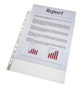 Prospekthüllen Standard Plus 23763 Standard, A4 transluzent genarbt, oben offen