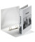 Präsentationsringbuch Panorama 46571, A5 2 Ringe 25mm Ring-Ø Kunststoff, 2 Außentaschen, weiß