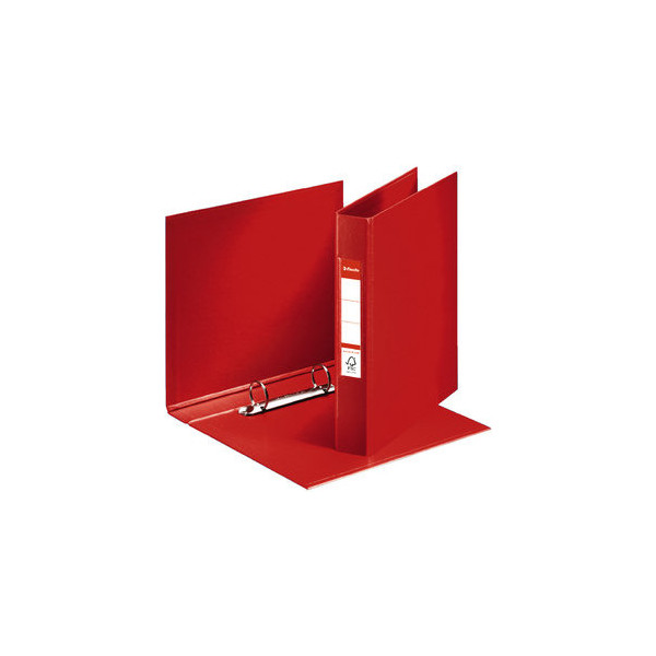 5701216476836 - Ringbuch Standard ohne 47683 A5 2 Ringe 25mm Ring-Ø Pappe PP-kaschiert rot 5701216476836 Esselte