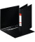 Ringbuch Standard 47687, A5 2 Ringe 25mm Ring-&Oslash; Pappe/PP-kaschiert schwarz