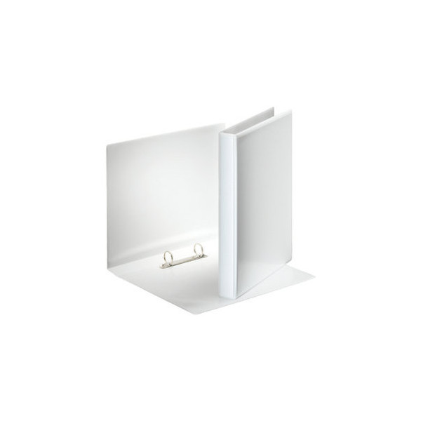 5701216497084 - Präsentationsringbuch Panorama 49708 A4 2 Ringe 25mm Ring-Ø Karton Kunststoff-kaschiert 2 Außentaschen weiß 5701216497084 Es