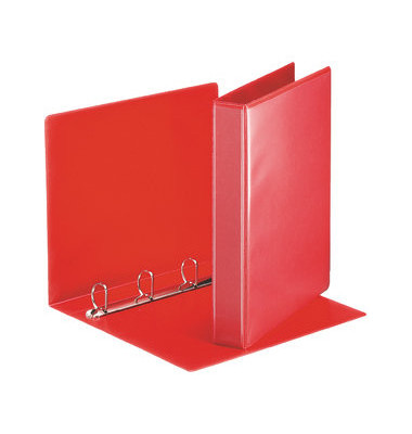 Präsentations-Ringbuch 49713 A4 rot 4-Ring Ø 30mm Kunststoff