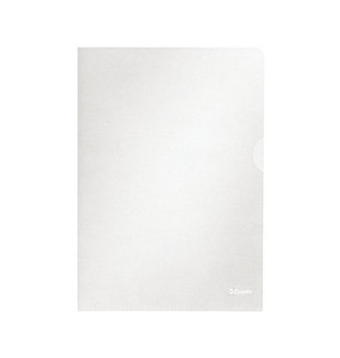 Sichthüllen Standard Plus 54832, A4, transparent genarbt, oben & rechts offen, 0,12mm