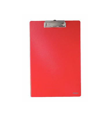 Klemmbrett 56053 A4 rot Karton mit PP-Überzug inkl Aufhängeöse 