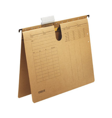 Hängehefter A4 braun mit Reiter ohne Tasche braun kaufmännische Heftung 621007 Hängehefter A4 braun mit Reiter ohne Tasche braun kaufmännische Heftung 621007