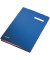 Unterschriftenmappe 621063, A4 20 F&auml;cher Plastikkaschierte Graupappe (RC) blau + rosa
