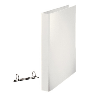 Ringbuch Standard 82320 A4 weiß 2-Ring Ø 25mm Kunststoff