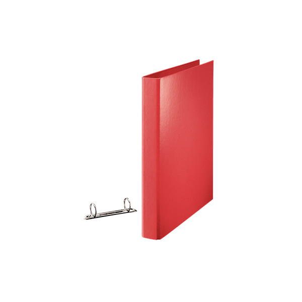 10 Stück Esselte Ringbuch Standard 82323, A4 2 Ringe 25mm Ring-Ø Pappe/PP-kaschiert rot 5701216823234 Esselte