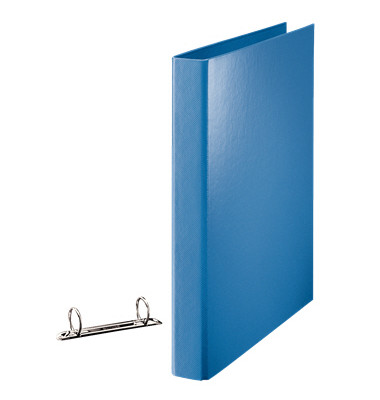 Ringbuch Standard 82325, A4 2 Ringe 25mm Ring-&Oslash; Karton, PP-kaschiert blau