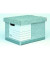 Archivbox System 00810-FFEU, A4, grau/wei&szlig;, innen 39x33,3x28,5cm (TxBxH), Karton