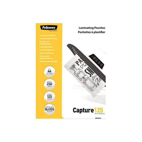 0043859521852 - Laminierfolien Capture125 Value Pack 5314903 A4 222x306mm 125mic glänzend 0043859521852 250 Stück