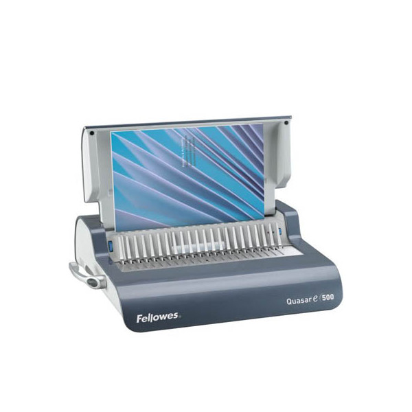 0043859512157 - Bindegerät QuasarE500 bis A4 anthrazit US-Teilung elektrisch 0043859512157 Fellowes