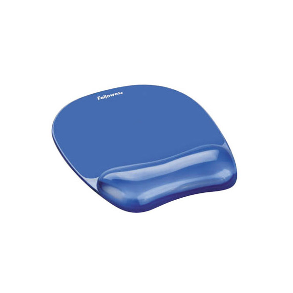 0077511911415 - Mauspad Crystal Gel mit Handgelenkauflage blau 0077511911415 Fellowes