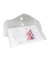 Dokumententasche - 40101-04, Din A4 quer, transparent farblos, Polypropylen (PP), Klettverschluss