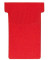 T-Karten TK1 Größe 1 rot 17x47mm 170g blanko 100 Stück
