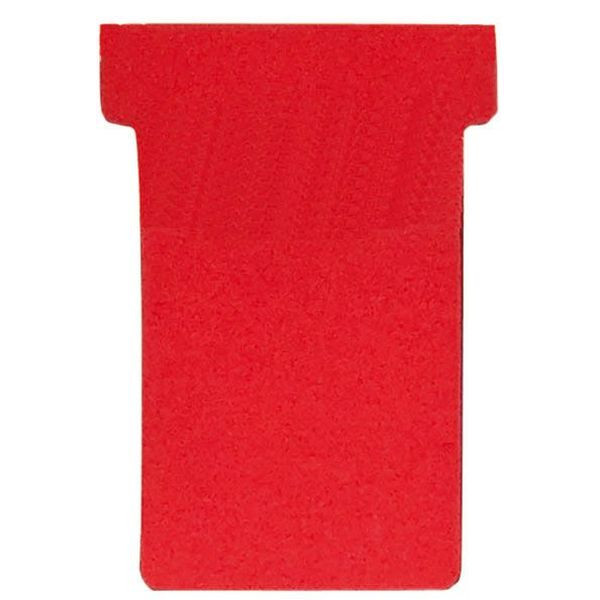 4016946200769 - FRANKEN T-Karten für Stecktafel Größe 1 Kopfbreite 29 mm Fußbreite 17 mm Höhe 47 mm rot