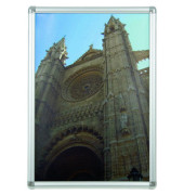 Plakat-Klapprahmen Standard, BS0703, silber, A2, Aluminium