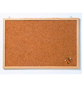 Pinnwand CC-KT6080, 80x60cm, Kork, Holz
