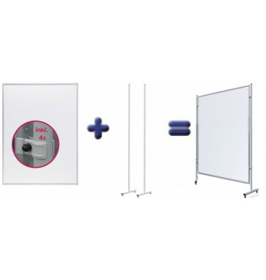 Standfuß für Stellwandsystem grau höhe 190cm Standfuß für Stellwandsystem grau höhe 190cm