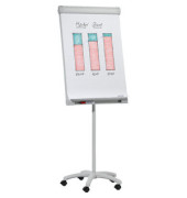 Flipchart PRO Mobil, FC41, 67x95cm (BxH), hellgrau, mit Rollen