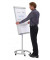 Flipchart FC 81 Deluxe Mobil 67x95cm hellgrau auf Rollen mit Armen