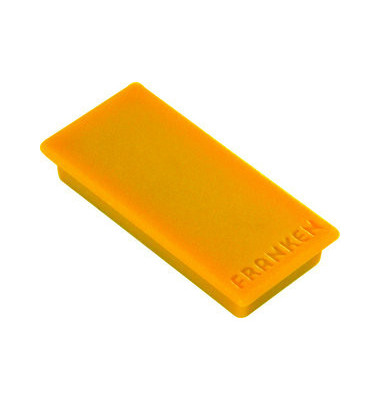 Haftmagnet Haftmagnet, HM235004, rechteckig, 23x50mm, gelb, 1kg