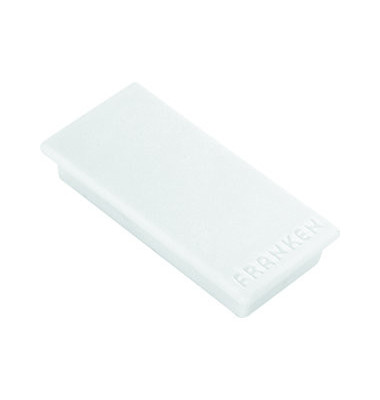 Haftmagnet Haftmagnet, HM235009, rechteckig, 23x50mm, wei&szlig;, 1kg