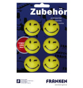 Haftmagnet Happy Magnets, HM30S6, Rund, 30mm &Oslash;, gelb, 800g