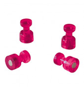 Haftmagnet HMH1807, Rund, 11mm &Oslash;, pink, 400g