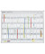 Jahresplaner Jetkalender Januar-Dezember 90 x 125cm 