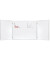 Klapp-Whiteboard 90 x 60cm emailliert Aluminiumrahmen