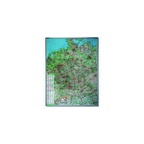 4016946001885 - Straßenkarte Deutschland 1750000 100x135cm pinnbar 4016946001885 Franken