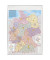 Postleitzahlenkarte Deutschland 1:750000 98x138cm pinnbar