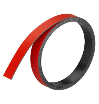 Magnetstreifen 1m x 10mm x 1mm rot Magnetstreifen 1m x 10mm x 1mm rot