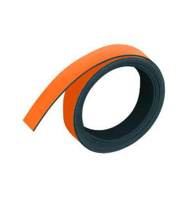 Magnetband, 15 mm x 1 m, orange