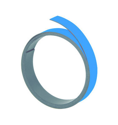 Magnetband, 15 mm x 1 m, hellblau Magnetband, 15 mm x 1 m, hellblau