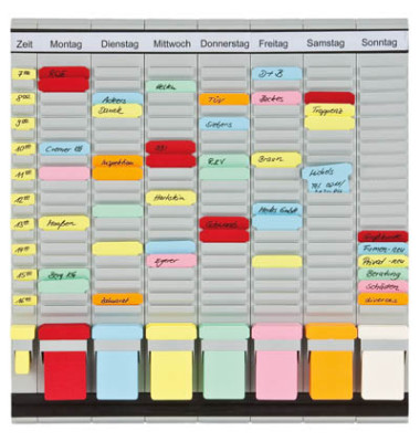 Steckplantafel PV1020 mit 7 Trägern à 20 Fächer  47,3 x 49cm