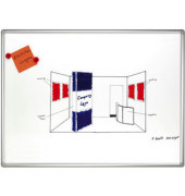 Whiteboard PRO, SC8210, 300x120cm, emailliert, Aluminiumrahmen