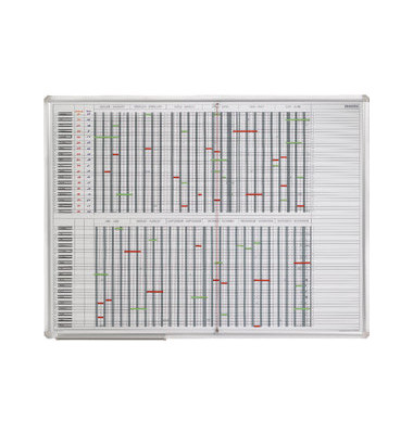Jahresplaner SJPC bis 35 Positionen 90 x 120cm Jahresplaner SJPC bis 35 Positionen 90 x 120cm